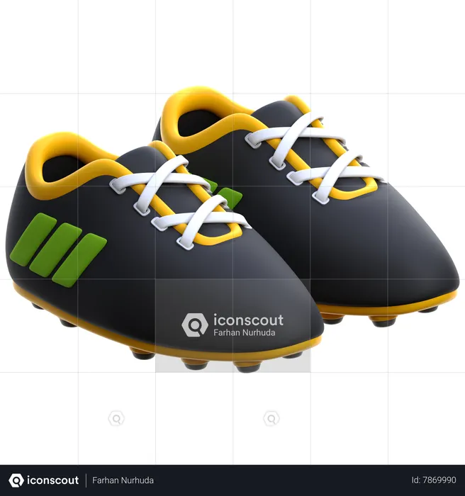 Football Boots  3D Icon