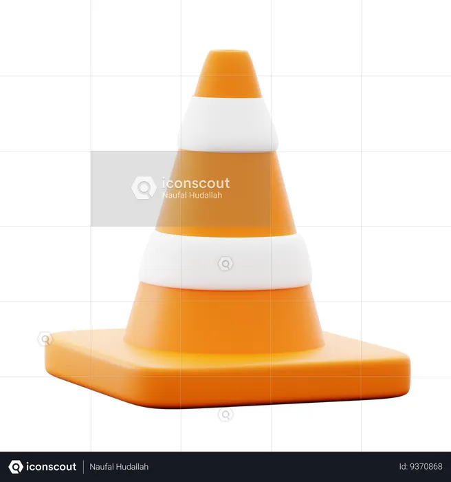 Football Cone  3D Icon