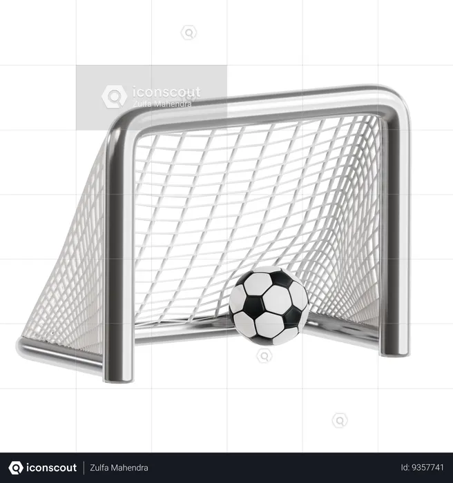 Football goal  3D Icon