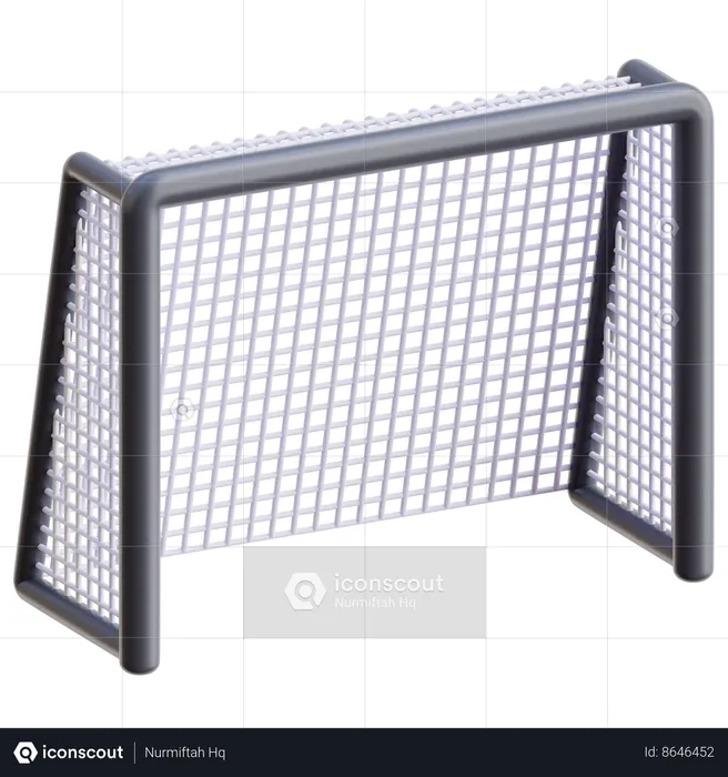 Football Goal  3D Icon