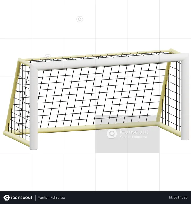 Football Goal  3D Icon