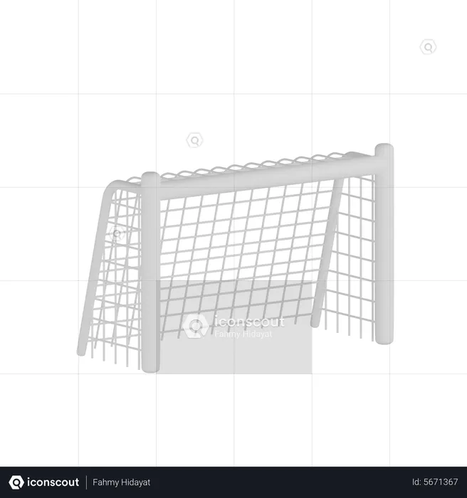 Football Goal  3D Icon