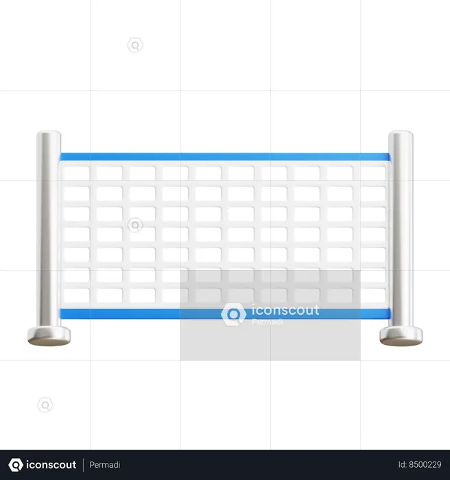 Football Goal Net  3D Icon