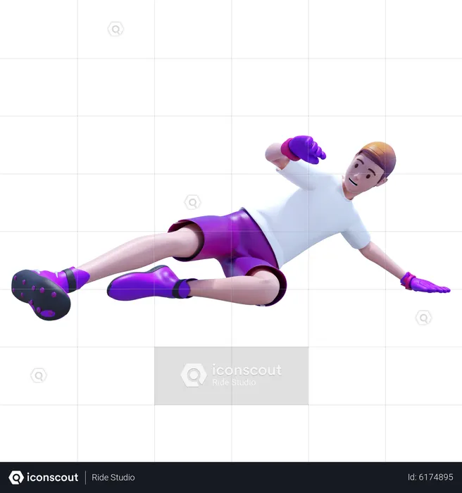 Football Goalkeeper  3D Icon