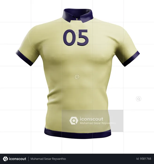 Football Jersey  3D Icon