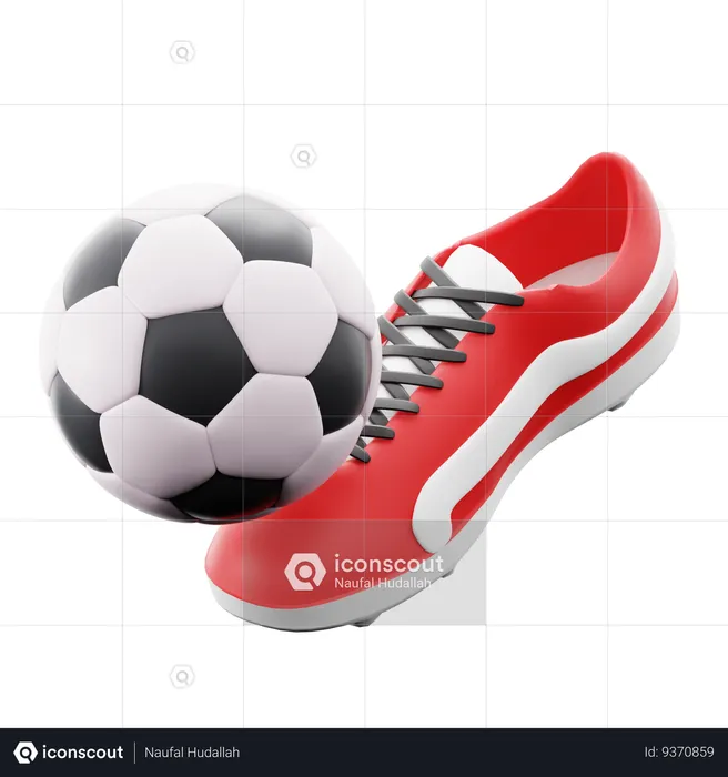 Football Kick  3D Icon
