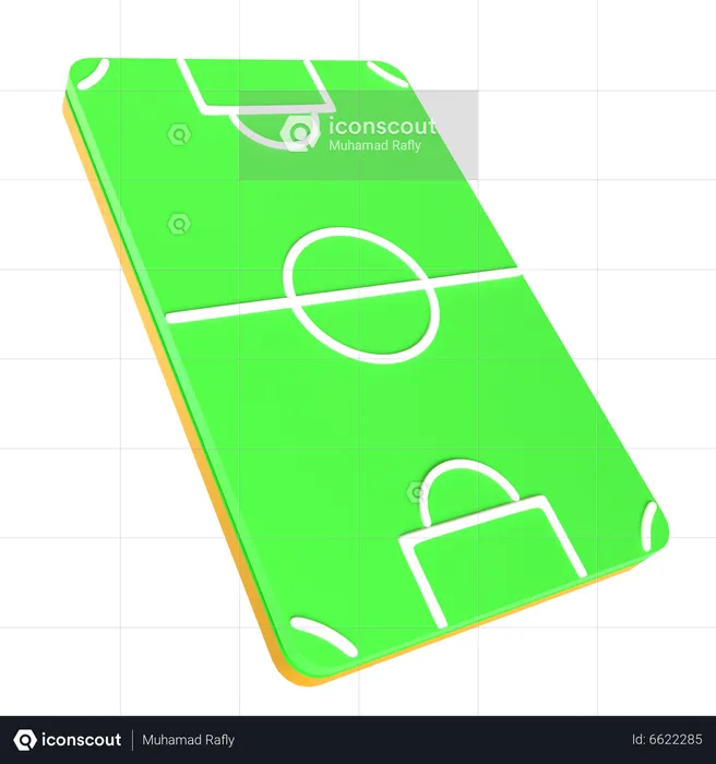 Football Pitch  3D Icon
