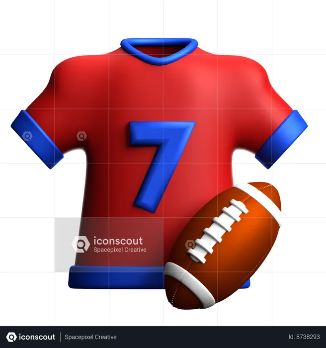 Football Shirt  3D Icon