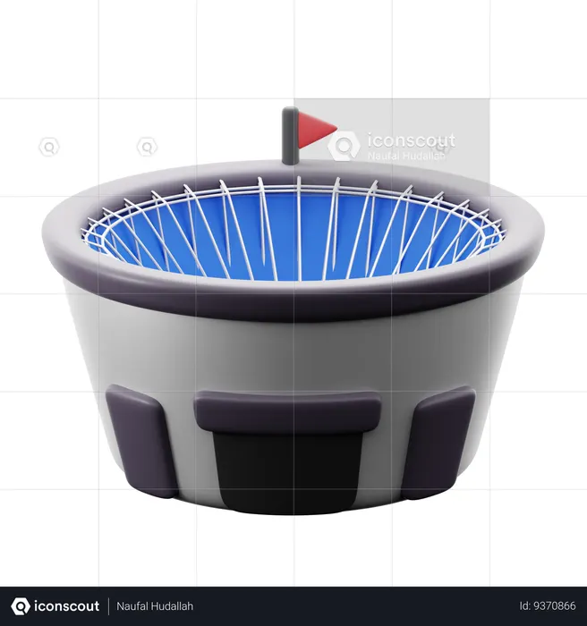 Football Stadium  3D Icon