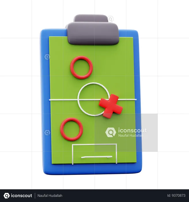 Football Strategy  3D Icon