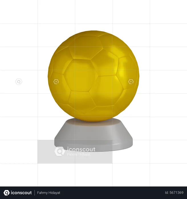 Football Trolley  3D Icon
