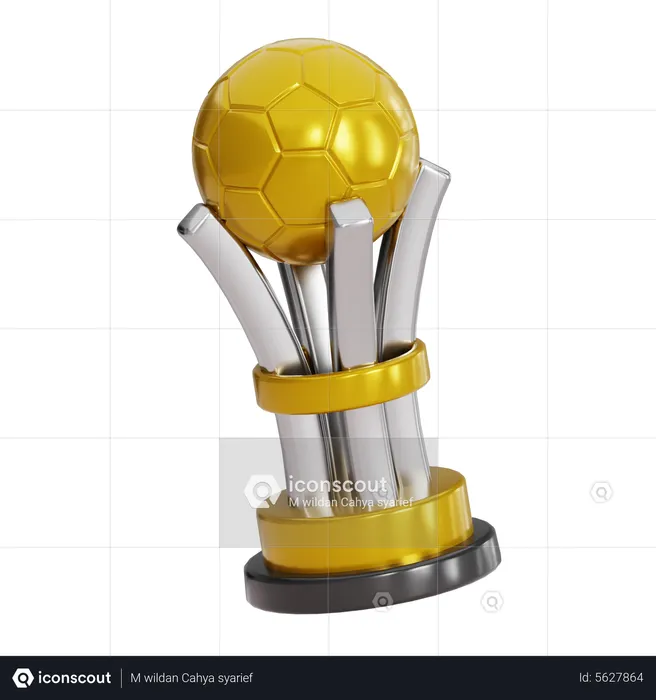 FOOTBALL TROPHY  3D Icon