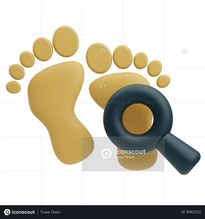 Footprint Investigation  3D Icon