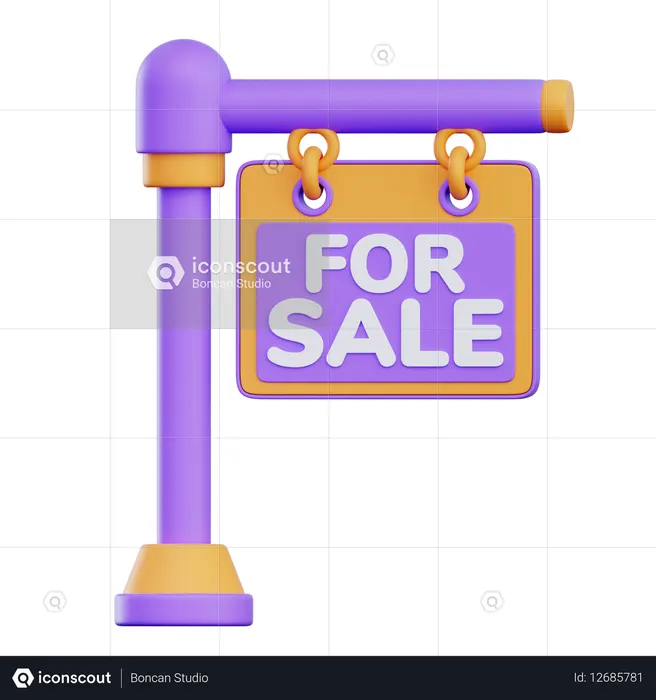 For Sale  3D Icon