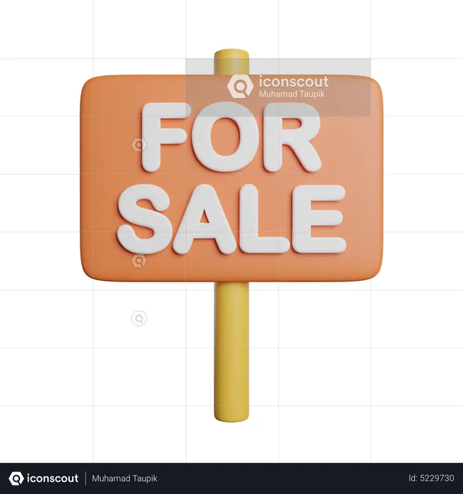 For Sale  3D Icon