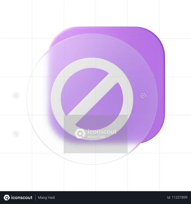 Forbidden  3D Icon