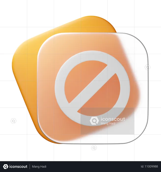 Forbidden  3D Icon