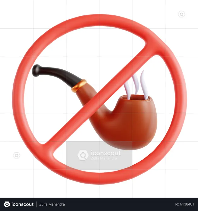 Forbidden Smoking  3D Icon