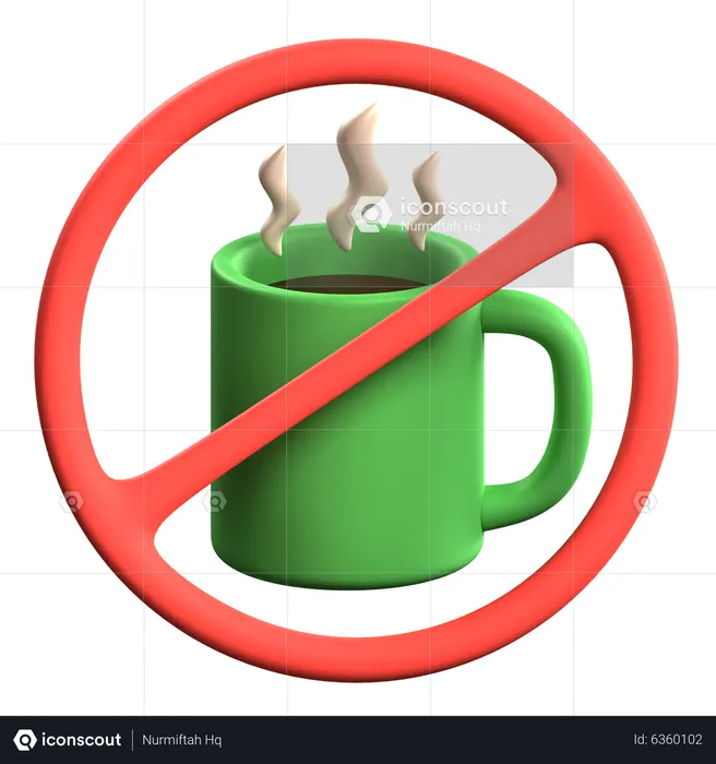 Forbidden To Drink  3D Icon