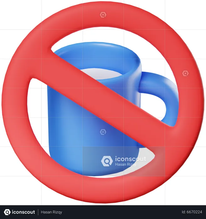 Forbidden to Drink  3D Icon