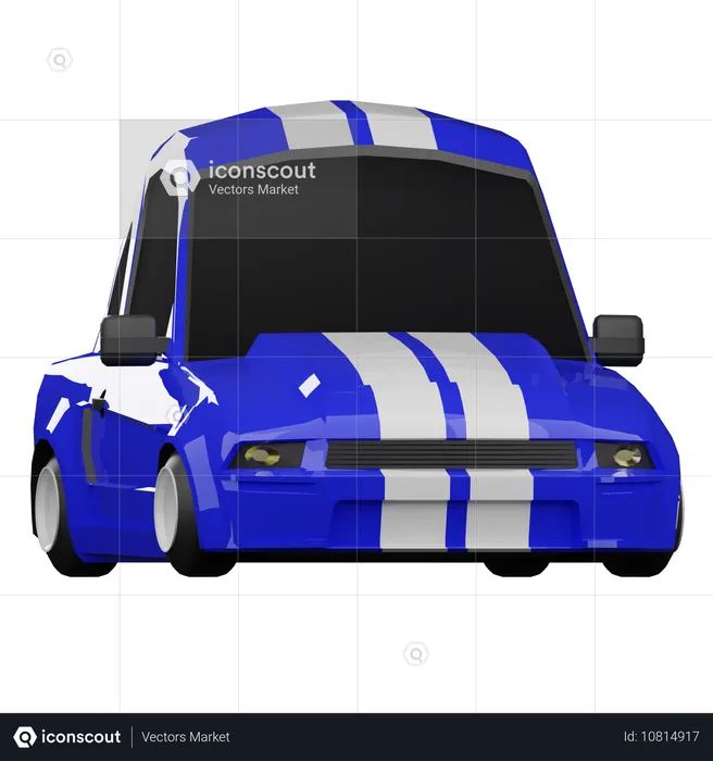 Ford Mustang  3D Icon