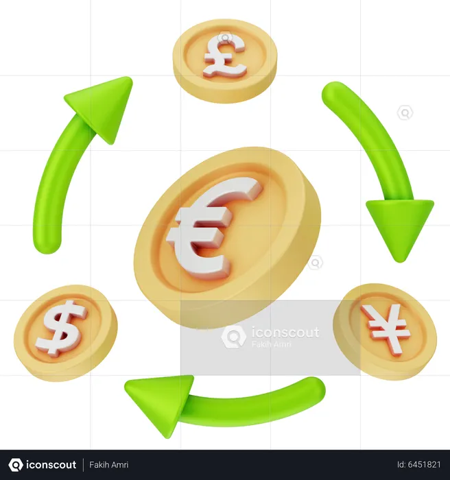 Foreign Exchange  3D Icon