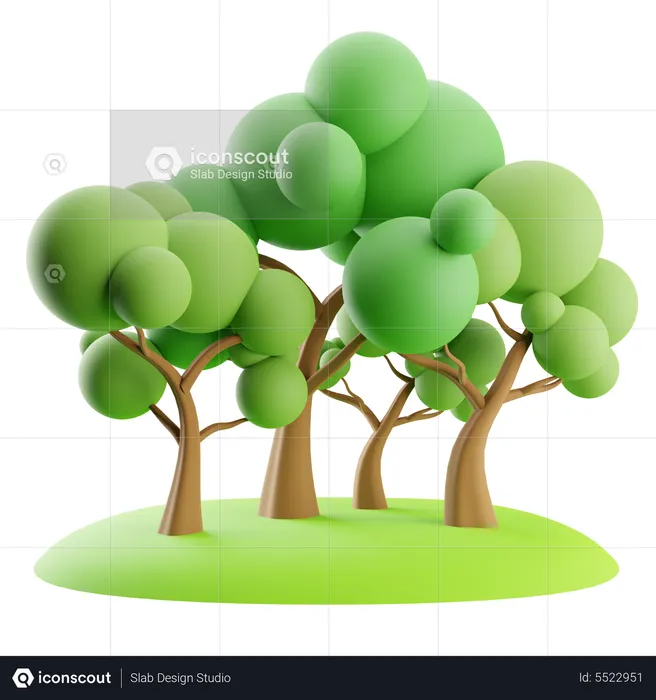 Forest  3D Icon