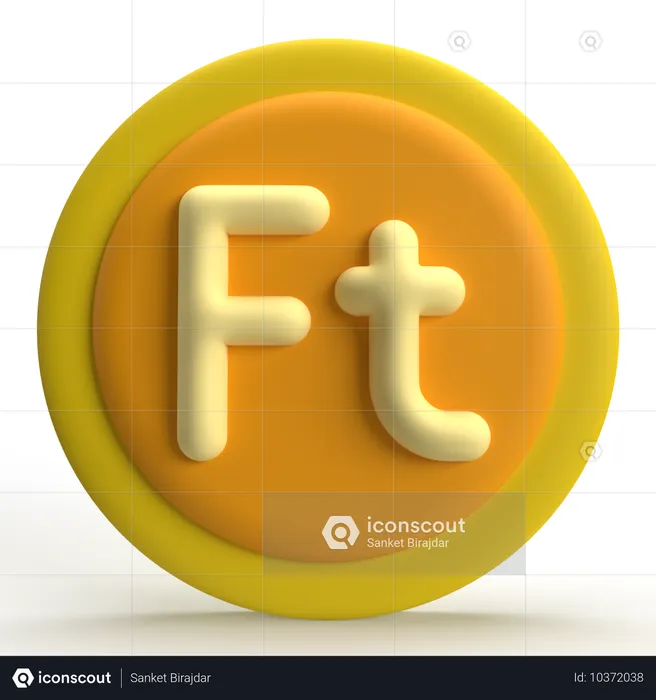 Forint  3D Icon