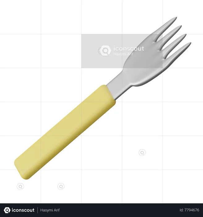 Fork  3D Icon