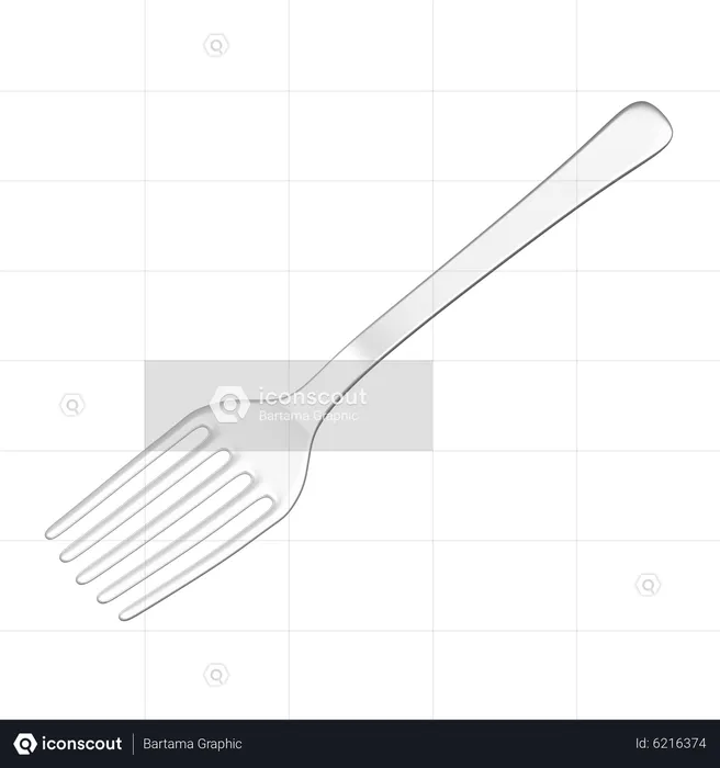 Fork  3D Icon