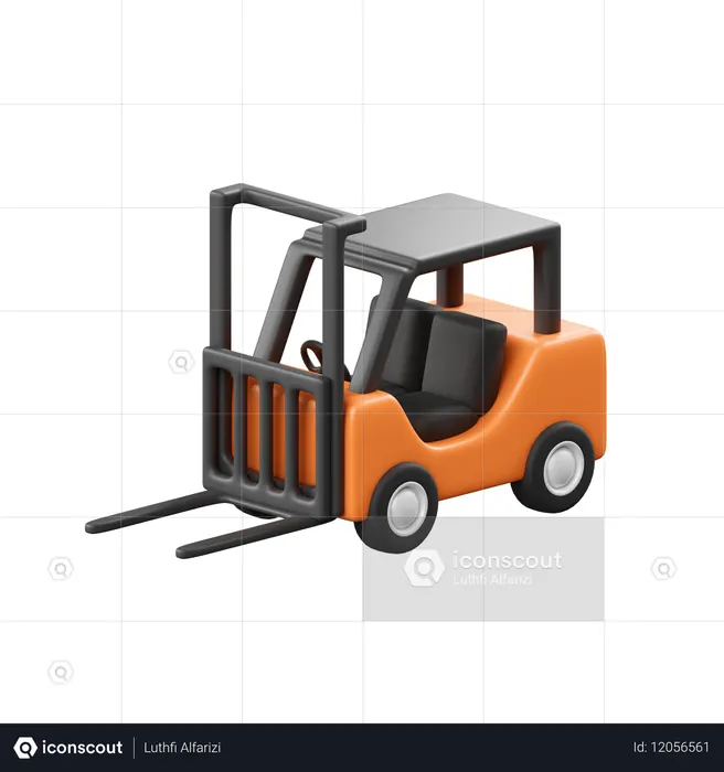 Forklift  3D Icon