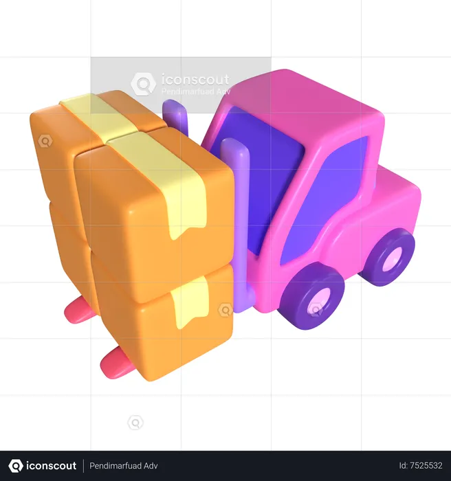 Forklift  3D Icon