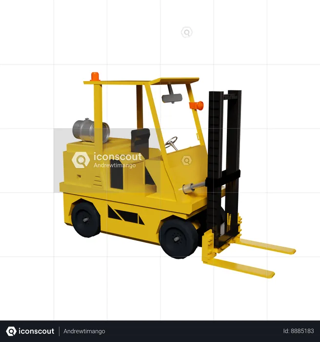 Forklift  3D Icon