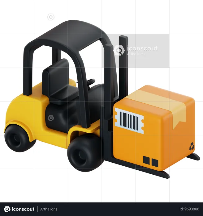 Forklift  3D Icon