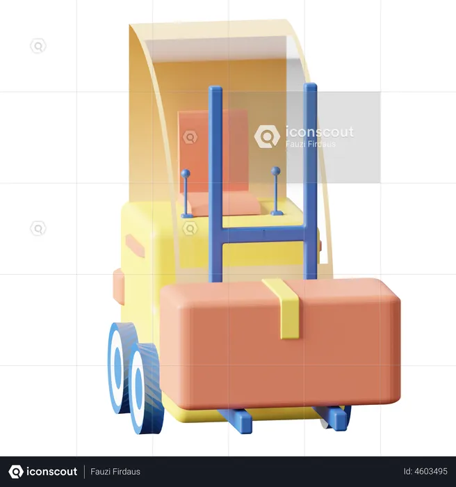 Forklift  3D Icon