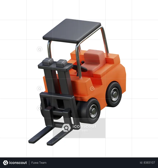 Forklift  3D Icon