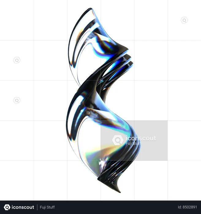 Forma abstracta  3D Icon