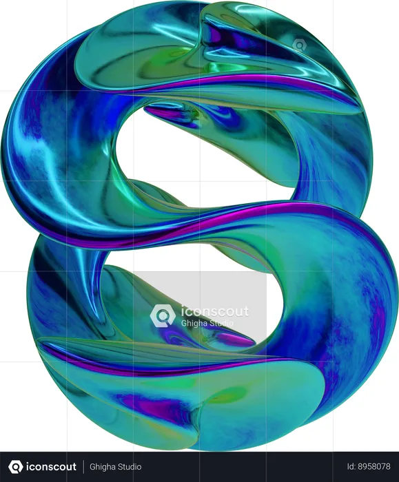 Forma abstracta  3D Icon