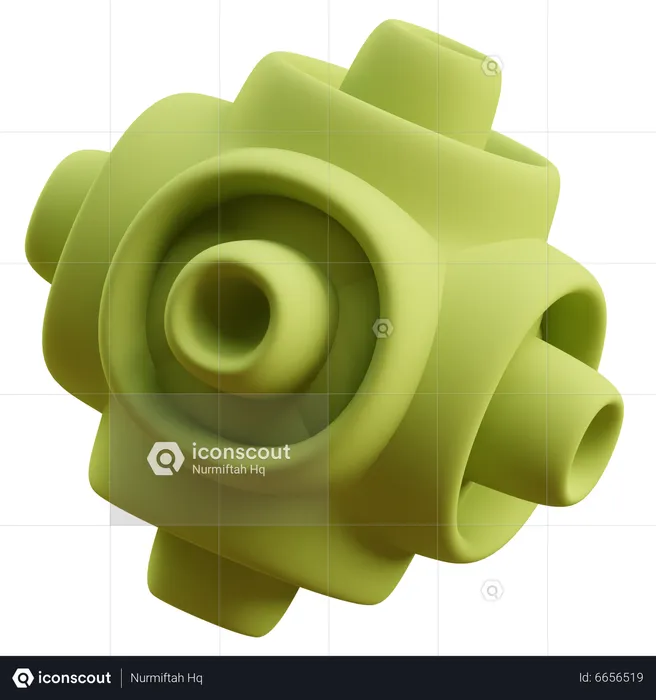 Forma abstracta  3D Icon