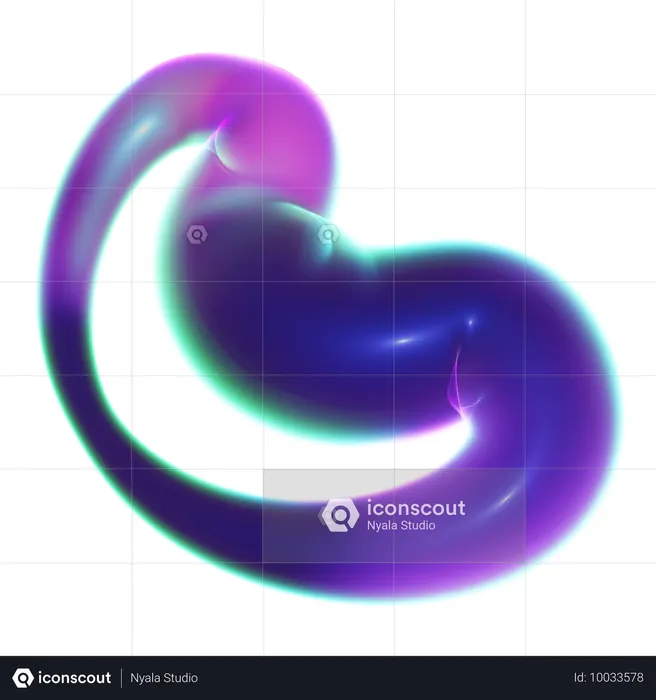 Forma abstrata infinita  3D Icon