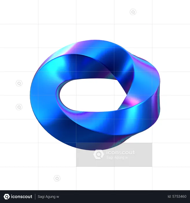 Forma de anillo  3D Icon