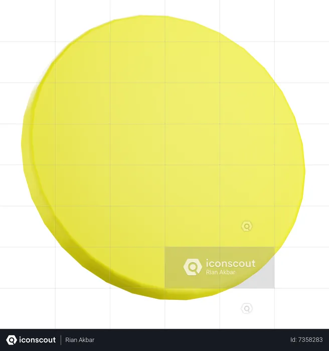 Figura circular  3D Icon