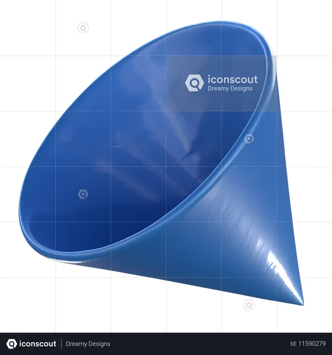 Forma de cono  3D Icon