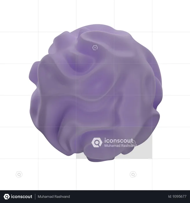 Forma de esfera abstracta moderna  3D Icon