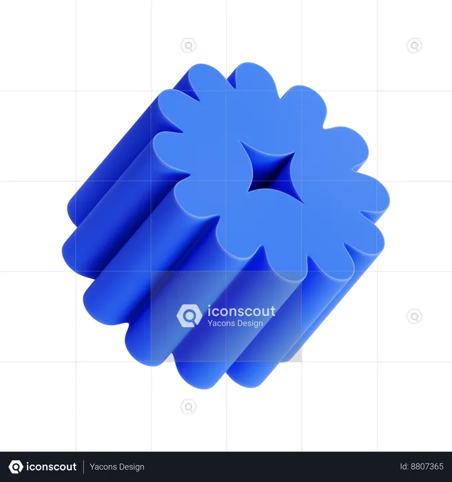 Forma geometrica  3D Icon