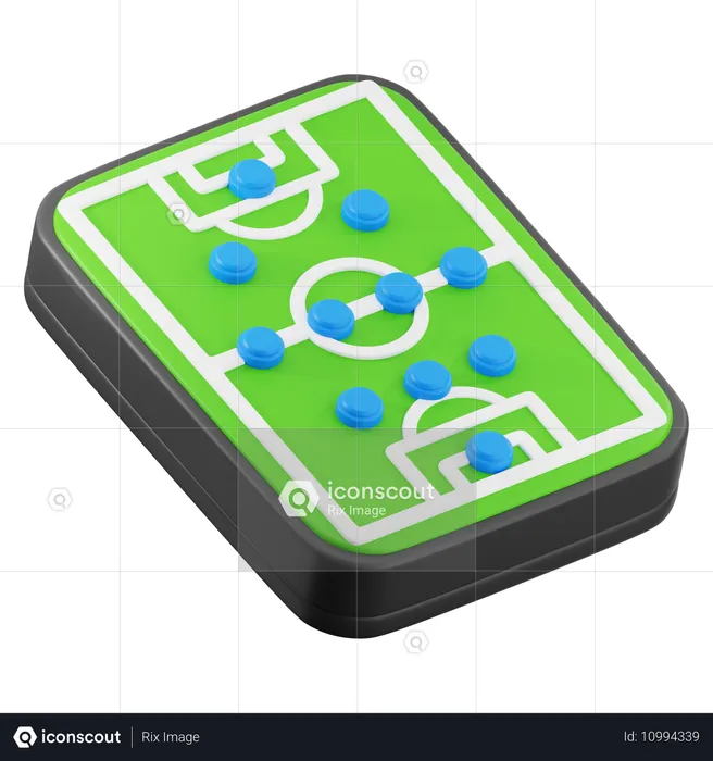 Formacion de futbol  3D Icon