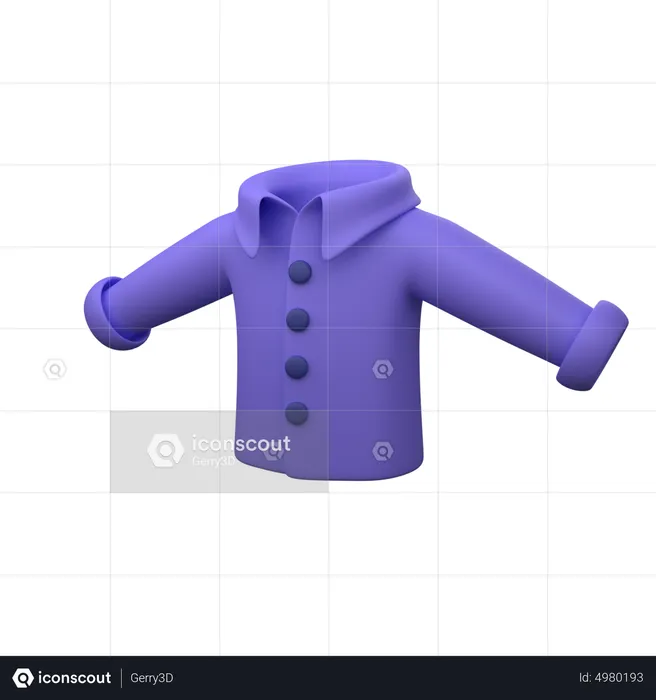 Formal Shirt  3D Icon