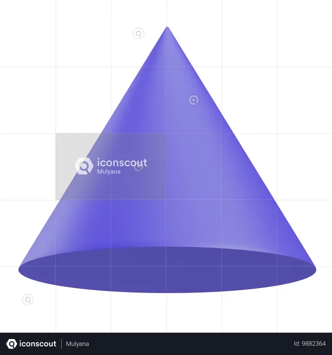 Formas de cone  3D Icon