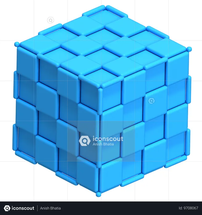 Formas de cubo  3D Icon