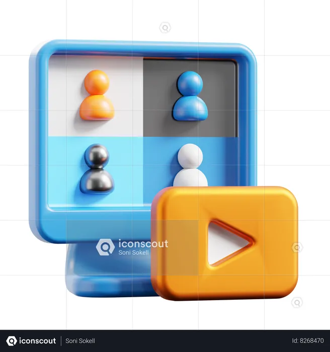 La formation en ligne  3D Icon